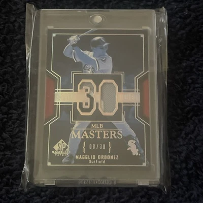 Magglio Ordonez 2004 Upper Deck SP Game Used Patch Jersey /30 Tri Color Patch - Image 1 of 2