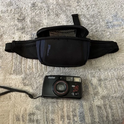 Vivitar WZ28 35mm Point and Shoot Camera - 28mm to 52mm Zoom Lens With Case - Image 1 of 4