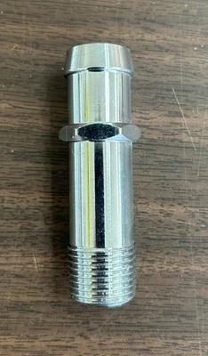Encaixe de mangueira para aquecedor 3/4” estilo longo 1/2NPT - Imagem 1 de 4
