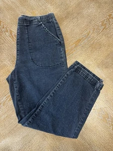 Croft & Barrow blau Denim PullOn Hose S12P elastischer Bund 32” Schrittlänge 26” Taschen - Bild 1 von 7