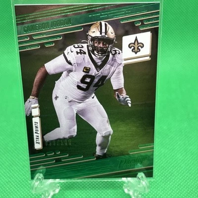 2021 PANINI PRESTIGE GREEN SP CAMERON JORDAN SAINTS /199 - Image 1 of 4