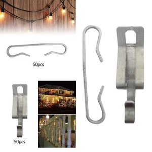 50 Stück Heizkabel Dachclips Edelstahl Glasur Heizkabelclips - Bild 1 von 12