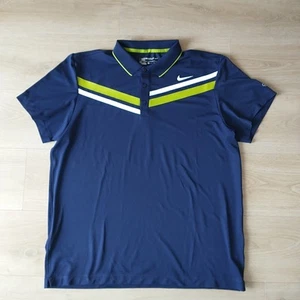 Nike Golf Polo Shirt XL Mens Blue Dri-Fit Cuscowilla Club - Picture 1 of 7