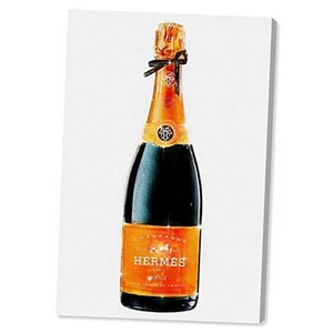 Fashion and Glam Wall Arts '' 24L" x 16W" Canvas Print Parisian Luxe Champagne - Picture 1 of 8