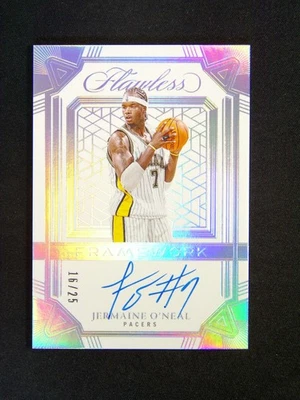 2024-25 Panini Flawless Jermaine O'Neal Framework Auto /25 - Image 1 of 2