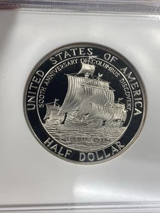 1992-S 50c Columbus Commemorative Half Dollar NGC PF70 ULTCAM Item 9347 - Picture 1 of 4
