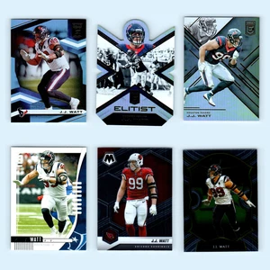 JJ Watt Lot 6 Football Cards Donruss Elite Houston Texans NM Football NFL - Picture 1 of 3
