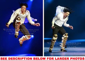 FOTOS MICHAEL JACKSON ONSTAGE PIERNAS DORADAS 2xRARAS 8x10 - Imagen 1 de 1