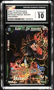 Super 17 Cell Absorbed Bt5-067 Spr CGC 10 Dragon Ball Super Card Game Psa BGS - Bild 1 von 2