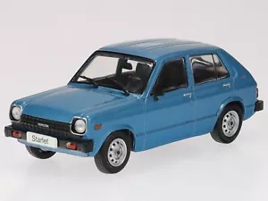 Toyota Starlet 4-door 1978 blue diecast model car ABADD156 Hachette 1:43 - Picture 1 of 4