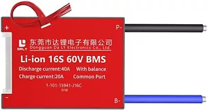 Li-Ion BMS PCB 16S 60V 40A Daly Balance Waterproof Battery Management System UK. - Bild 1 von 13
