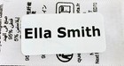 36 Stick on Name Labels for Clothes Property  School Uniform Care Home Kids
