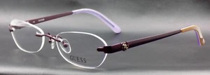 GUESS GU2338 PUR Women's Rimless Eyeglasses Frames 53-17-135 Purple - Picture 1 of 3