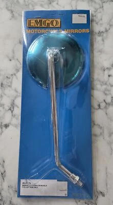 NOS HONDA CB CX GL1000 XL MODELS 70-84 EMGO CHROME LEFT MIRROR 20-30610 - Image 1 of 4