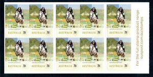2014 Equestrian Events (Show Jumping) Stamp Booklet SB478 (Philatelic Barcode) - Picture 1 of 2