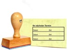 Stempel IHR NÄCHSTER TERMIN Kontierungsstempel Praxisstempel Holz Terminstempel