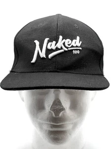 Naked 100 Logo Baseball Hat Cap Adult Snapback Adjustable Black - Picture 1 of 10