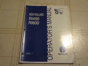 New Holland RI450 RI600 Manuale Operatori Testata - Foto 1 di 3