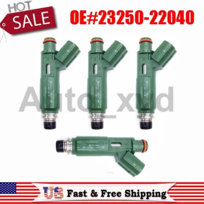 4PCS Fuel Injectors 23250-22040 For Toyota MR2 Spyder  Corolla Matrix Chevrolet - Image 1 of 4