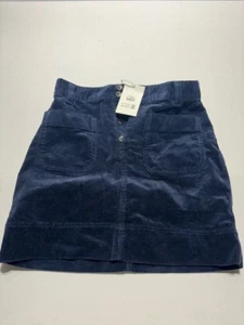 Womens Free Assembly Patch Pocket Corduroy Mini Skirt Size 4 - Picture 1 of 2