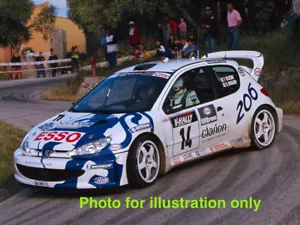 1/10 Lexan Clear RC Car Body Shell for Peugeot 206 Rally WT 185 mm & WB 237mm - Picture 1 of 6