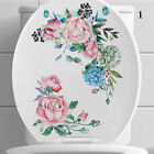 Blumen-Toilettenaufkleber Pvc-Blumen-Wandbilder Heimwerker-Wandaufkleber 