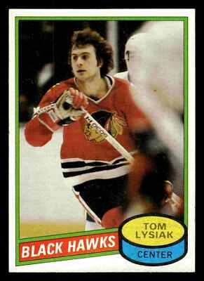 1980-81 Topps Tom Lysiak #247 - Chicago Blackhawks - Image 1 of 2