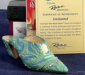 Just the Right Shoe ~ ENCHANTED ~ 2002 ~ NIB ~ 25171 ~ Mint ~ COA ~ - Imagen 1 de 12
