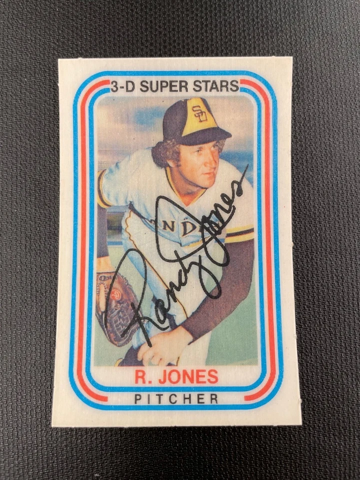 1976 KELLOGGS #4 RANDY JONES SAN DIEGO PADRES EX-NM CONDITION **FLAT** - Image 1 of 1