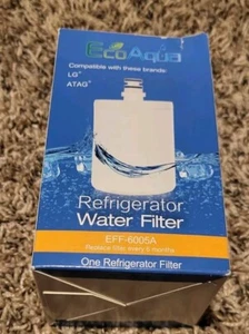 EcoAqua EFF-6005A Refrigerator Water Filter For LT500P 5231JA2002A 5231JA2002A-S - Picture 1 of 7