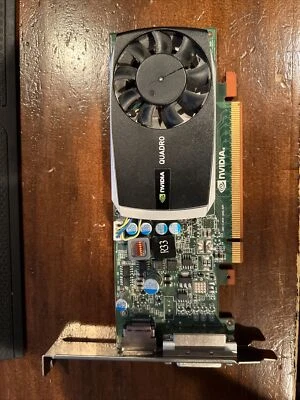 HP NVIDIA Quadro 600 (WS093AT) 1 GB GDDR3 SDRAM PCI Express x16 Graphics adapter - Image 1 of 3