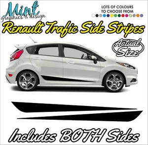 FORD FIESTA ST Zetec rayures RS 3/5 portes autocollants graphiques GRATUIT P&P 101 - Photo 1/4