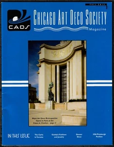 CHICAGO ART DECO SOCIETY MAGAZINE 2013 Toronto's Carlu, Gatsby Fashion, Denver++ - Picture 1 of 6