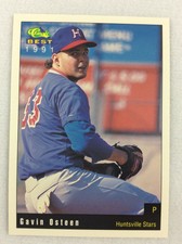 1991 Huntsville Stars-Classic BEST Minor Lg Baseball Card-Gavin Osteen