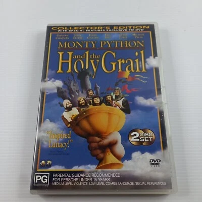 DVD MONTY PYTHON And The HOLY GRAIL 2 Disc Set Collectors Edition Lots Of Extras - Image 1 of 4