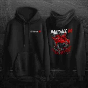 Ducati Panigale V4 Motorcycle Hoodie Pullover for Sportbike Riders - Picture 1 of 13