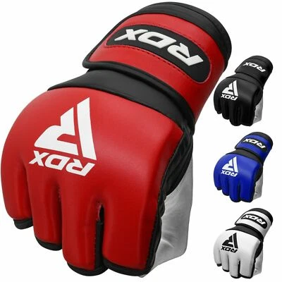 RDX MMA Gloves Martial Arts Combat Punch Training Sparring Fighting Grappling - Image 1 of 4