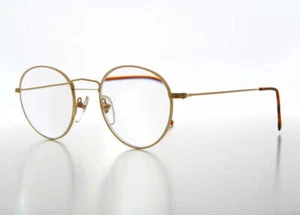 Goldene runde klassische Polo Lesebrille - Hodges - Bild 1 von 2