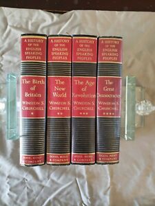 Winston Churchill History of the English Speaking Peoples, Set of Four. Good.