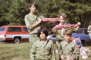 35mm DIAPOSITIVA ENCONTRADA Color BOY SCOUTS CAMPOREE Transparencia ORIGINAL 210 T 33 D - Imagen 1 de 1
