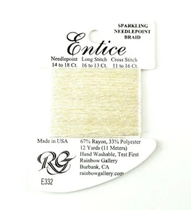 ENTICE Braid #E332 "CANDLELITE" Needlepoint Stitching Thread Rainbow Gallery - Picture 1 of 1