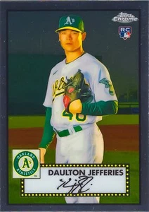 Daulton Jefferies 2021 Topps Chrome Platinum Anniversary Baseball Rookie Card#72 - Picture 1 of 2