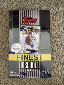 2023 Topps Finest Flashbacks Baseball - Hobby Box - 582 Montgomery Members Only