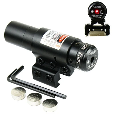 Red Dot Laser Sight w/ Mount for 20mm Picatinny & 11mm Dovetail Rails - Image 1 of 4