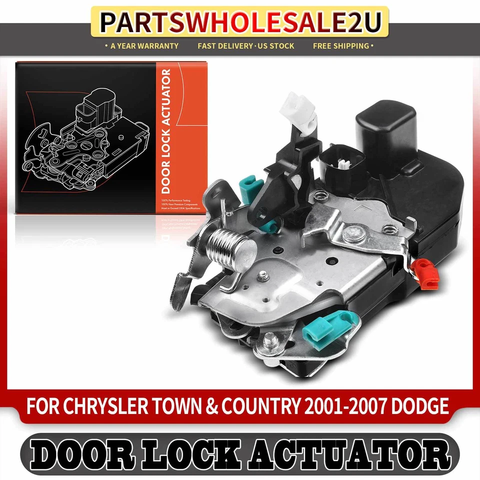 Actuador de cerradura de puerta delantera izquierda izquierda izquierda para Chrysler Town & Country Dodge Grand Caravan Foto 1 de 4