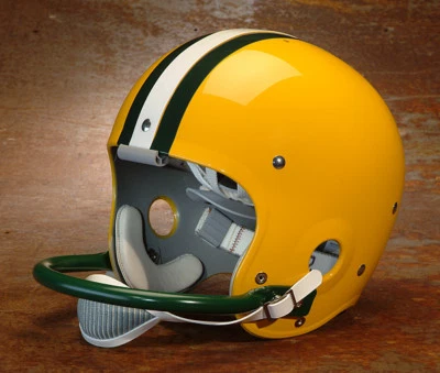Футбольный шлем с винтажной подвеской в стиле Green Bay Packers NFL — БАРТ СТАРР 1960 - Изображение 1 из 4