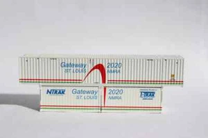N Scale JTC #805002 Gateway 2020 Set 53' 6 42 6 & 2 20' Höhe Behälter - Bild 1 von 3