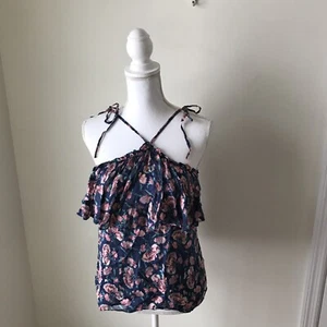 Rebecca Taylor Tea Rose Tank Women's Size 6 NWT $275 Multi Color Sleeveless Top  - Picture 1 of 11