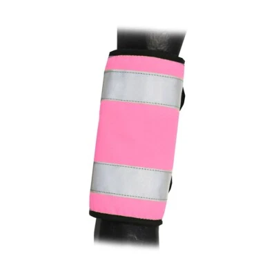 HY EQUESTRIAN HI VIZ IMPACCHI PER GAMBE DI CAVALLO, GIALLO O ROSA, RIFLETTENTE VENDUTI IN COPPIA *SPEDIZIONE GRATUITA*