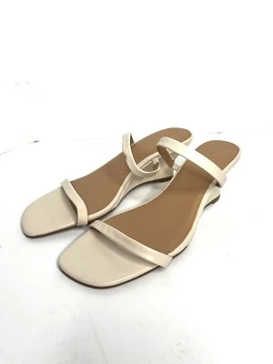 Sandalias de cuña Madewell para mujer de cuero marfil zapatos 7,5 medianas verano 24 6297 Foto 1 de 4
